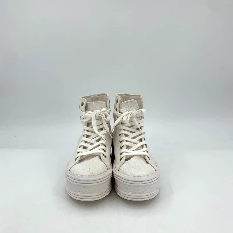 Celine Celine White Logo Thick-Soled Casual Sneakers Size US 4 / IT 34 - 3 Thumbnail