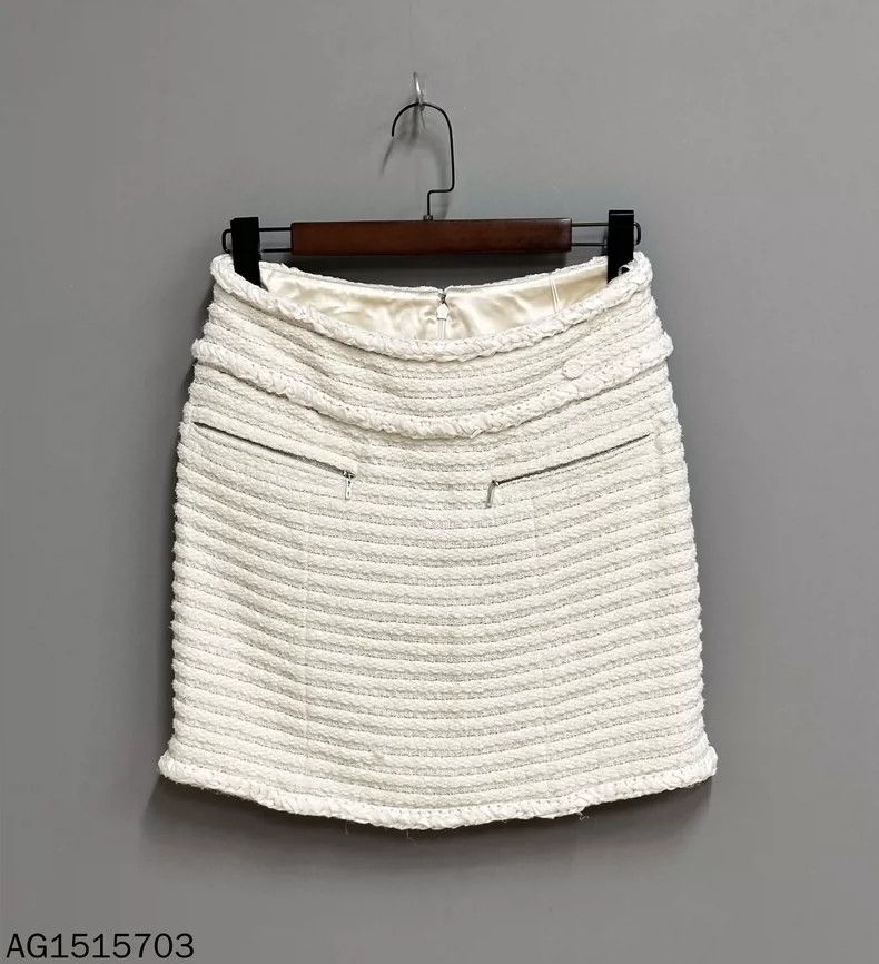 Chanel Chanel Tweed Mini Skirt Size 38" / US 16 / IT 52 - 4 Thumbnail