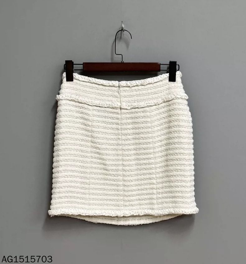 Chanel Chanel Tweed Mini Skirt Size 38" / US 16 / IT 52 - 3 Thumbnail