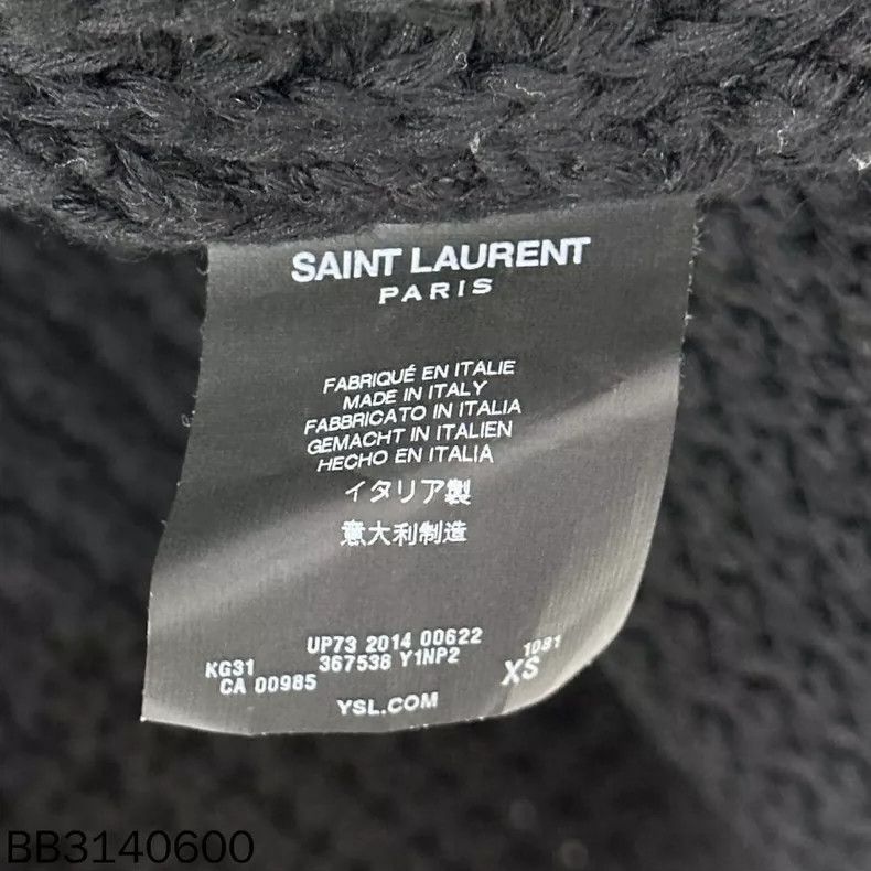 Yves Saint Laurent Saint Laurent Knit Cardigan with Studs Size XS / US 0-2 / IT 36-38 - 4 Thumbnail