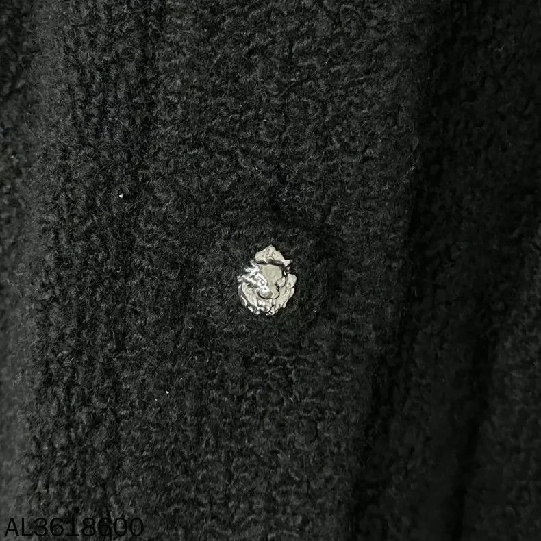 Chanel Black Lace Sleeve Cashmere Cardigan Size XL / US 12-14 / IT 48-50 - 5 Thumbnail
