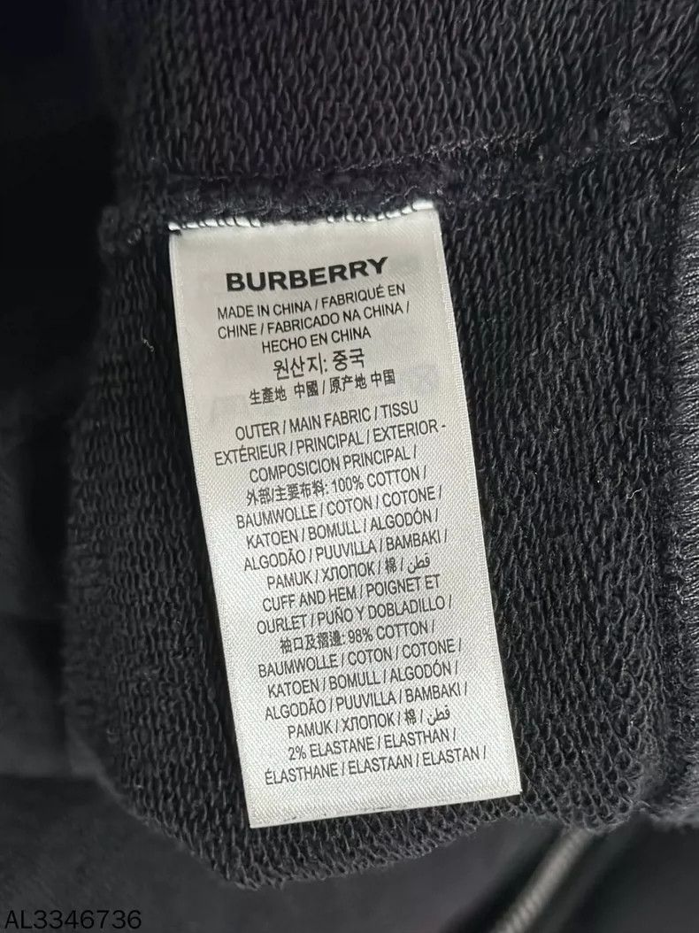 Burberry Black Logo Printed Hooded Jacket Size M / US 6-8 / IT 42-44 - 6 Thumbnail