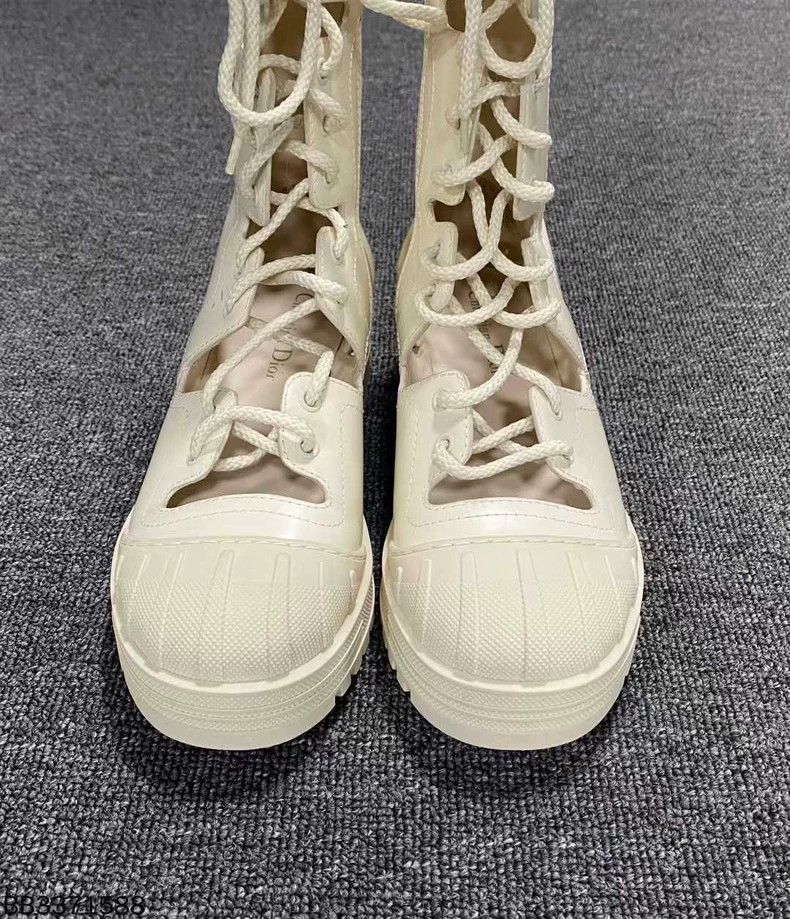Dior Dior Shell Toe Tall Boots Size 37 Size US 6 / IT 36 - 2 Thumbnail