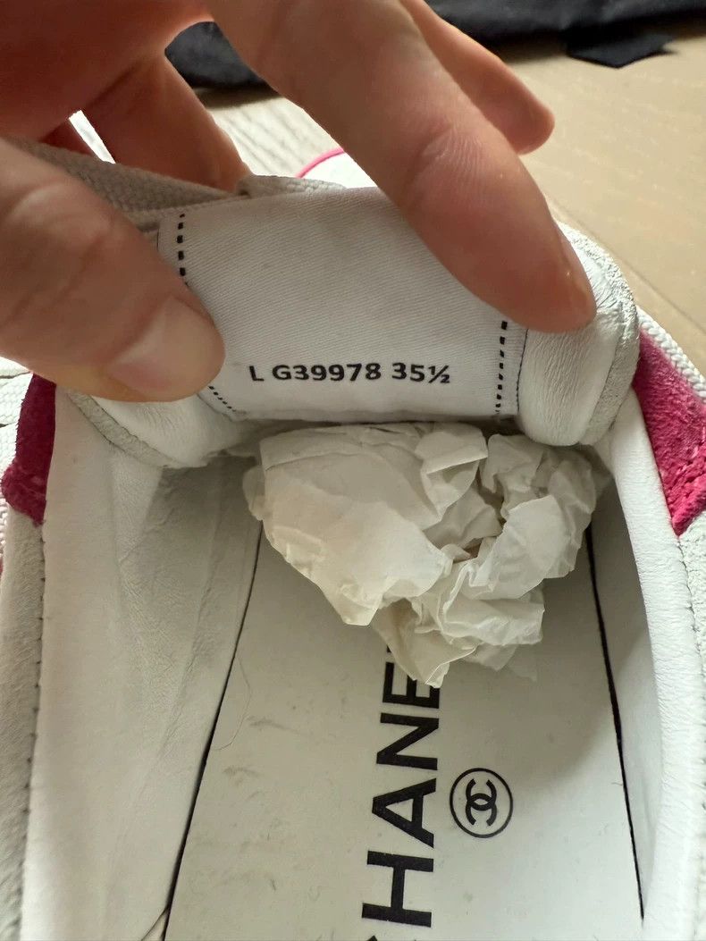 Chanel Chanel 23P Rose Red Casual Sneakers Size US 6 / IT 36 - 4 Thumbnail