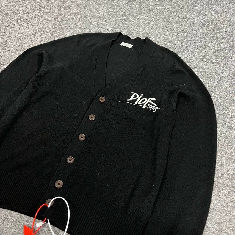 Dior Dior Logo Cashmere Cardigan Size S Size S / US 4 / IT 40 - 3 Thumbnail