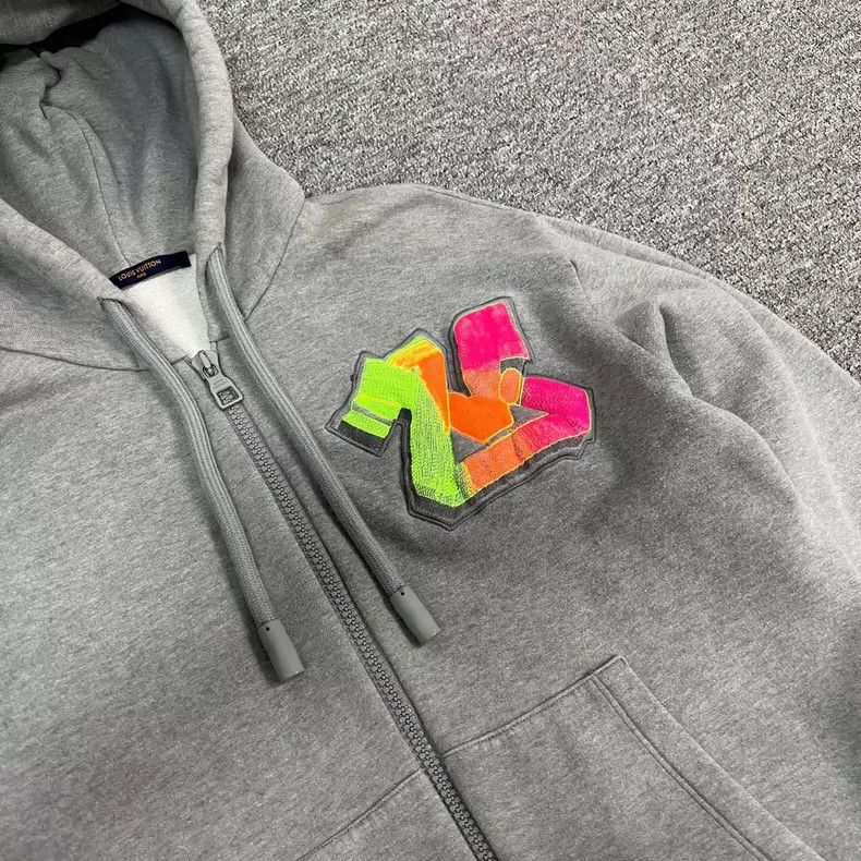 Louis Vuitton Louis Vuitton Colorful Hooded Sweatshirt Size S / US 4 / IT 40 - 5 Thumbnail