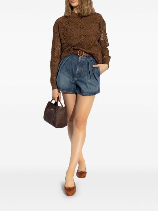 Max Mara MAX MARA Women Sweater 2511361102600 FAREA002 Brown Size M / US 6-8 / IT 42-44 - 2 Thumbnail