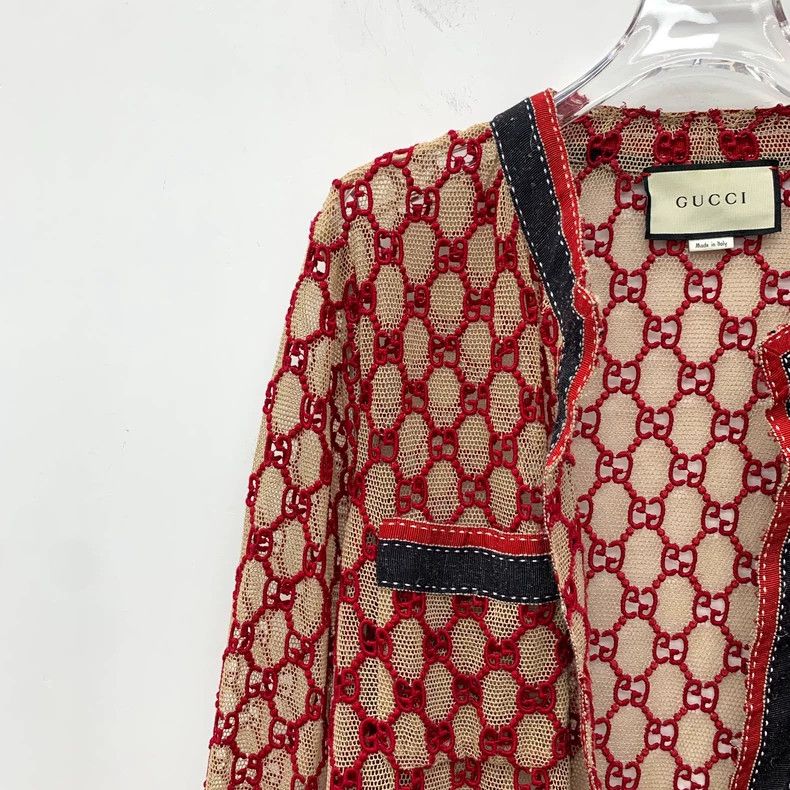 Gucci Gucci Colorful Logo Knit Cardigan Size XS / US 0-2 / IT 36-38 - 3 Thumbnail