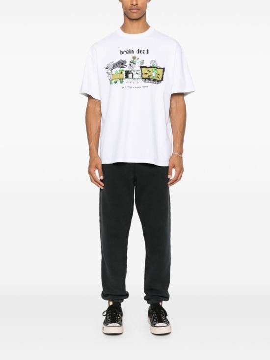Brain Dead BRAIN DEAD Men T-Shirts BDS25T000O44 WHITE White Size US L / EU 52-54 / 3 - 4 Thumbnail