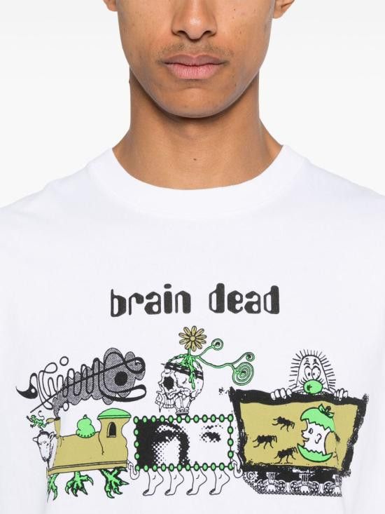 Brain Dead BRAIN DEAD Men T-Shirts BDS25T000O44 WHITE White Size US L / EU 52-54 / 3 - 3 Thumbnail