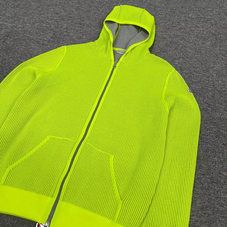 Moncler Genius Moncler Fluorescent Green Hooded Jacket Size L / US 10 / IT 46 - 4 Thumbnail