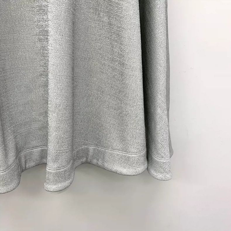 Valentino Silver Drawstring Casual Skirt by Valentino Size 24" / US 00 / IT 34 - 4 Thumbnail