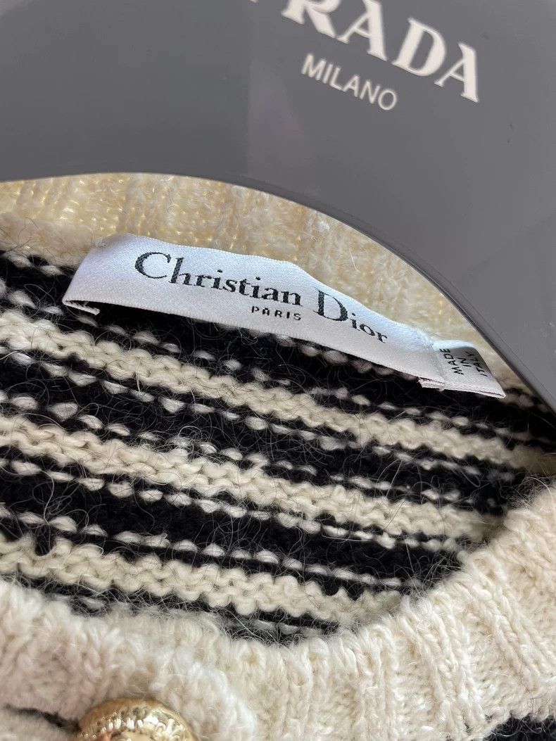 Dior Dior Striped Cardigan Sweater Coat Size M / US 6-8 / IT 42-44 - 4 Thumbnail