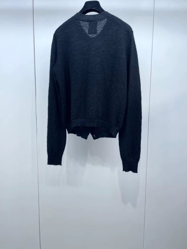 Chanel Chanel Black Cardigan with Embellishments Size L / US 10 / IT 46 - 5 Thumbnail