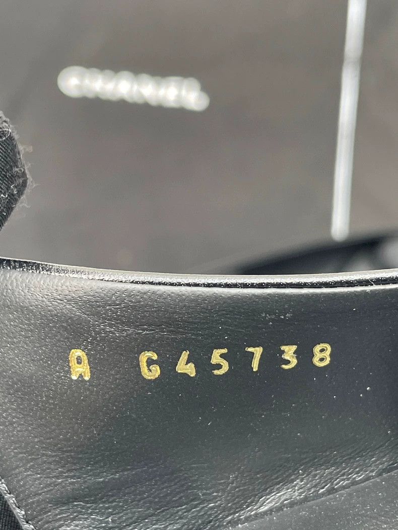 Chanel Chanel Black Pointed Toe Flats Size US 7 / IT 37 - 5 Thumbnail