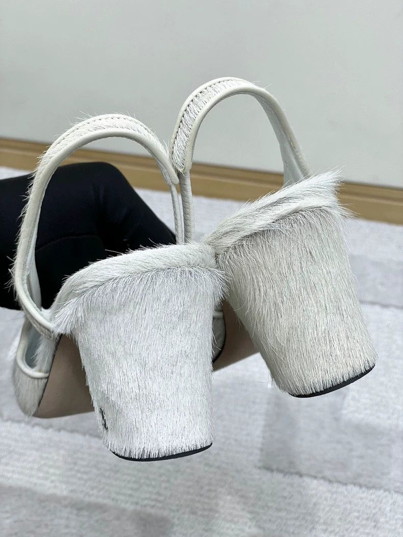 Chanel Chanel Slingback Chunky Heel Sandals Size US 6 / IT 36 - 4 Thumbnail
