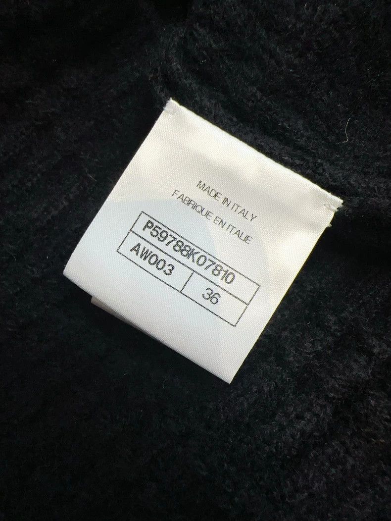 Chanel CHANEL Black Knit Skirt Size 36 Size 36" / US 14 / IT 50 - 6 Thumbnail