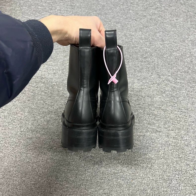 Hermes Hermes Funk Platform Ankle Boots with Silver Buckle Size US 6 / IT 36 - 3 Thumbnail