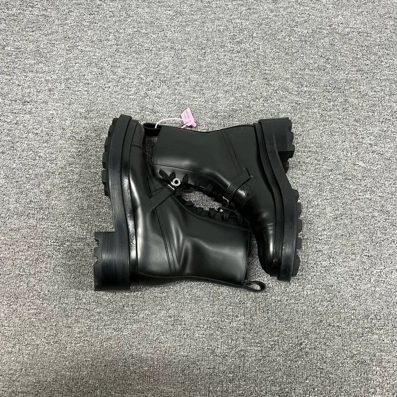 Hermes Hermes Funk Platform Ankle Boots with Silver Buckle Size US 6 / IT 36 - 2 Thumbnail