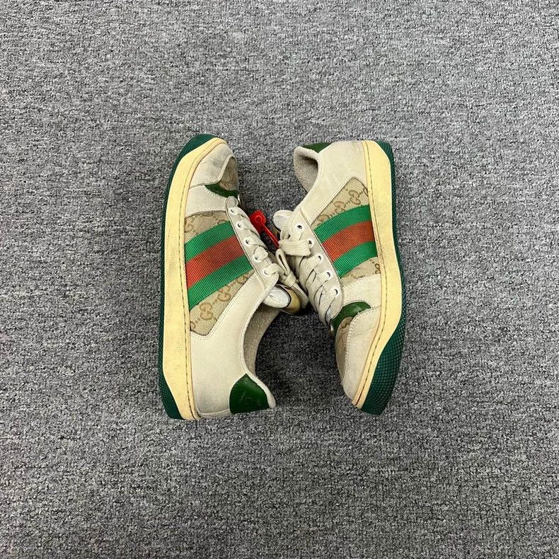 Gucci Gucci Classic Dirty Sneaker Size 39.5 Size US 8.5 / EU 41-42 - 4 Thumbnail