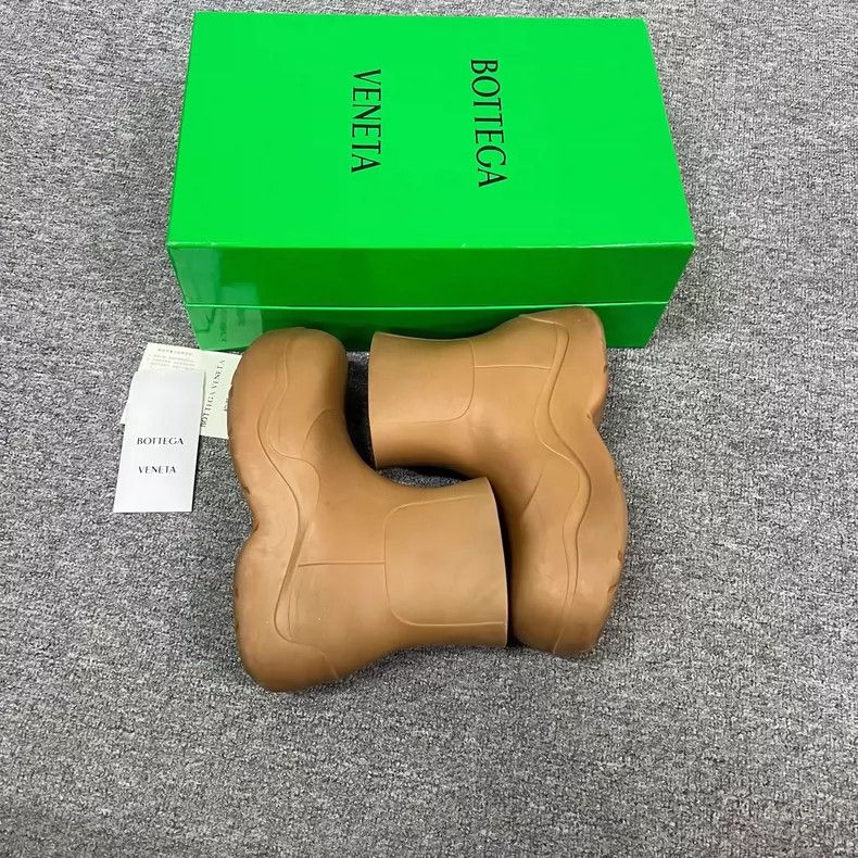 Bottega Veneta Bottega Veneta Rubber Rain Boots Size US 8 / IT 38 - 4 Thumbnail