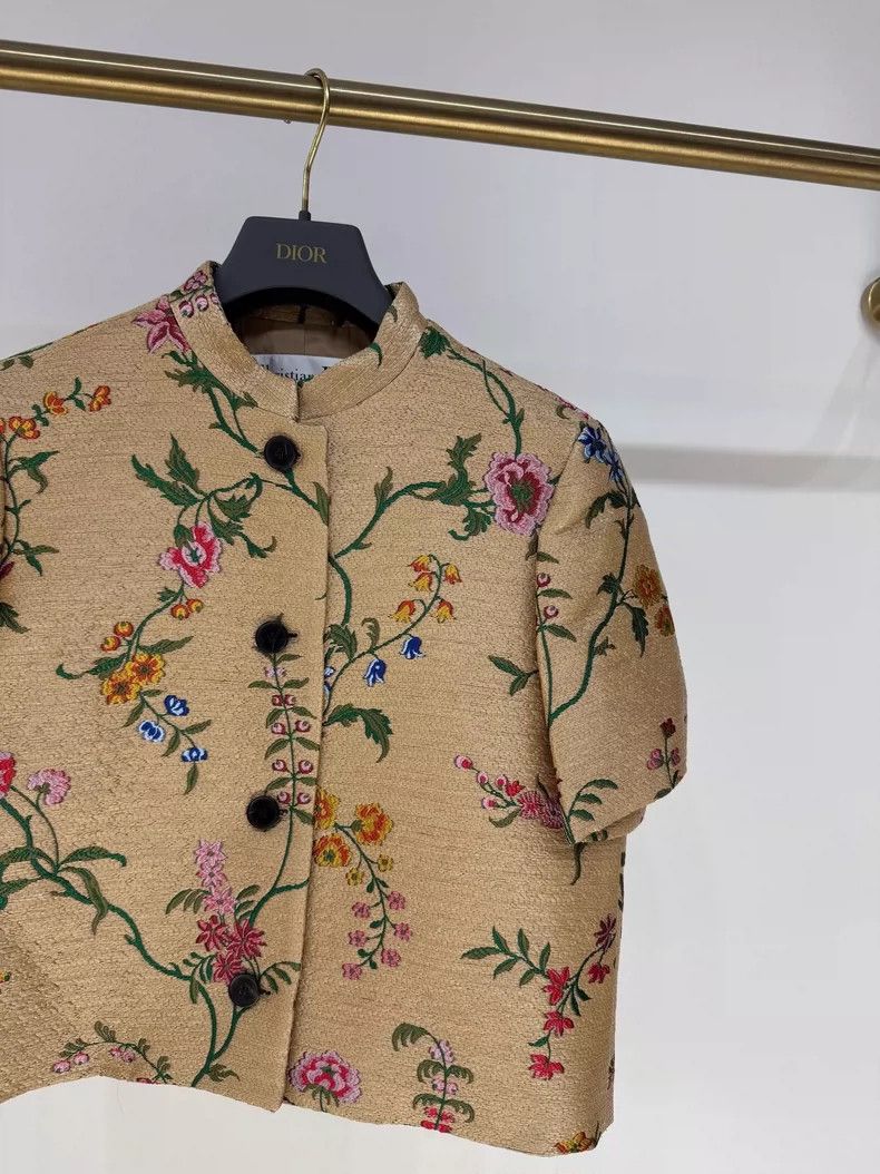 Dior New Dior Embroidered Chinese Style Coat Size XS / US 0-2 / IT 36-38 - 3 Thumbnail