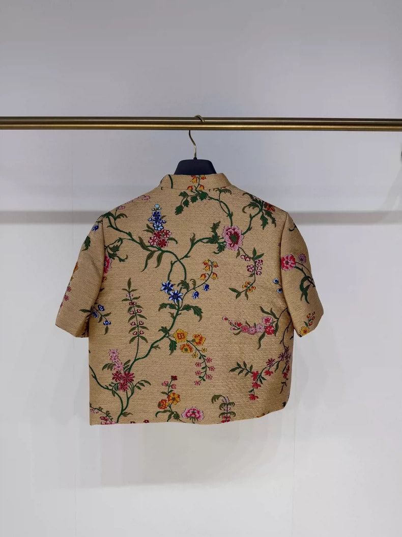 Dior New Dior Embroidered Chinese Style Coat Size XS / US 0-2 / IT 36-38 - 2 Thumbnail