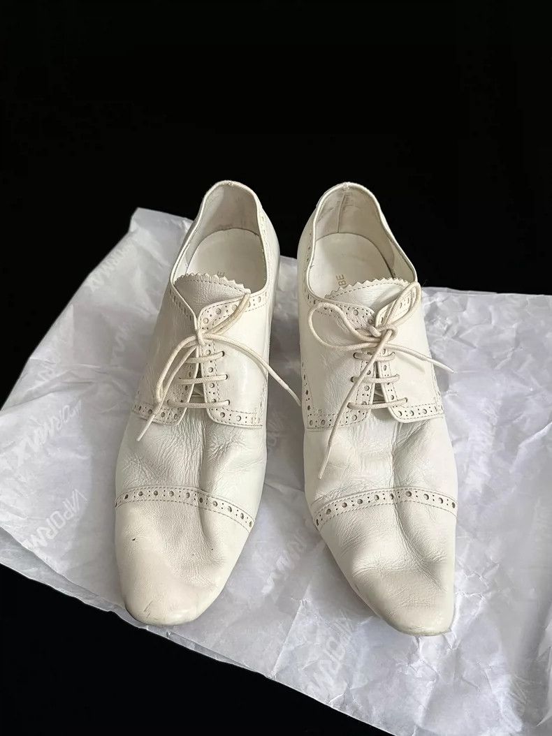 Junya Watanabe Junya Watanabe White Heeled Shoes Size US 7 / IT 37 - 3 Thumbnail