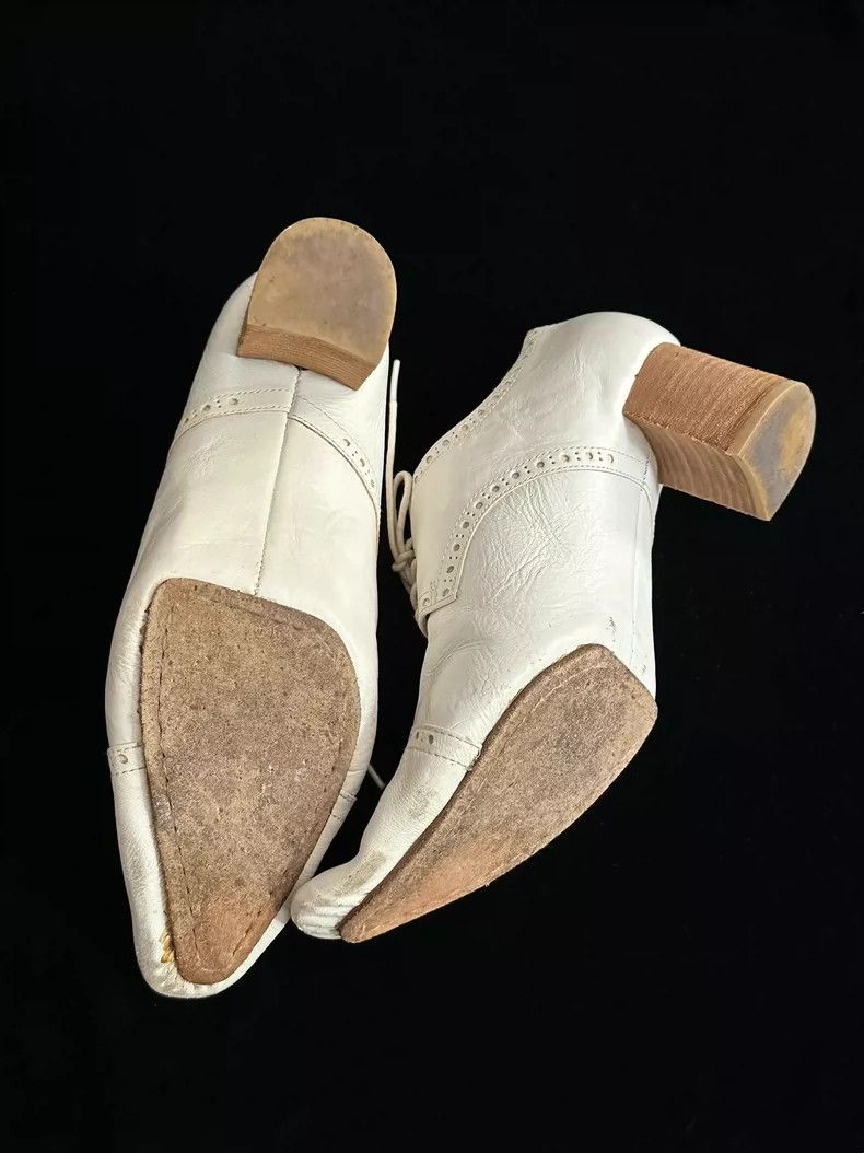 Junya Watanabe Junya Watanabe White Heeled Shoes Size US 7 / IT 37 - 7 Thumbnail