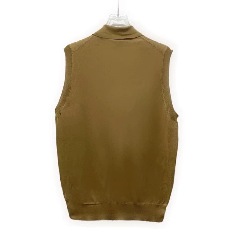 Prada Prada Brown Logo Silk Knit Vest Size XS / US 0-2 / IT 36-38 - 2 Thumbnail