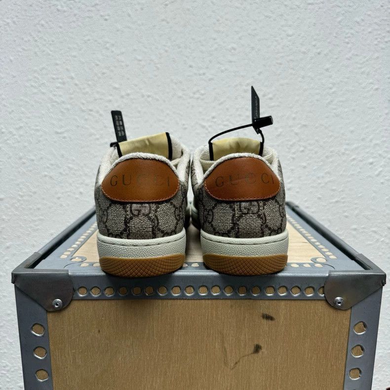 Gucci Gucci Logo Print Sneakers Size 34.5 Size US 4 / IT 34 - 4 Thumbnail