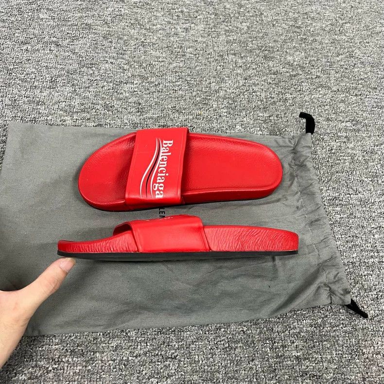 Balenciaga Balenciaga Red Slide Sandals Size 37 Size US 6 / IT 36 - 2 Thumbnail
