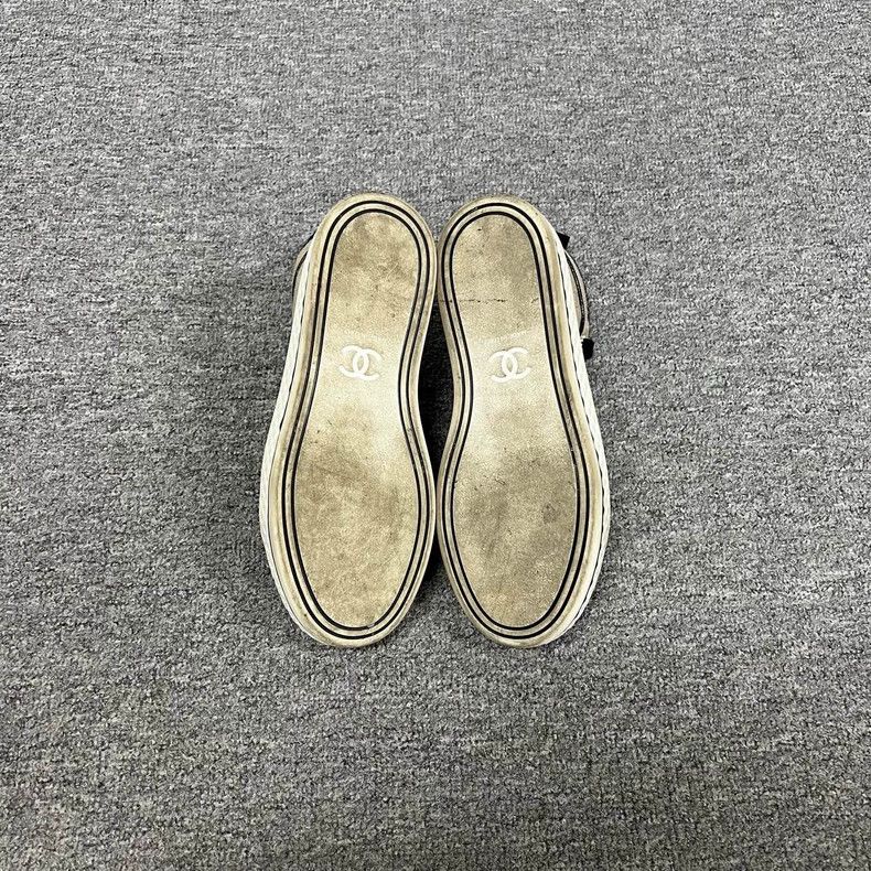 Chanel Chanel Double C Canvas Shoes with Pearls Size US 8 / IT 38 - 6 Thumbnail