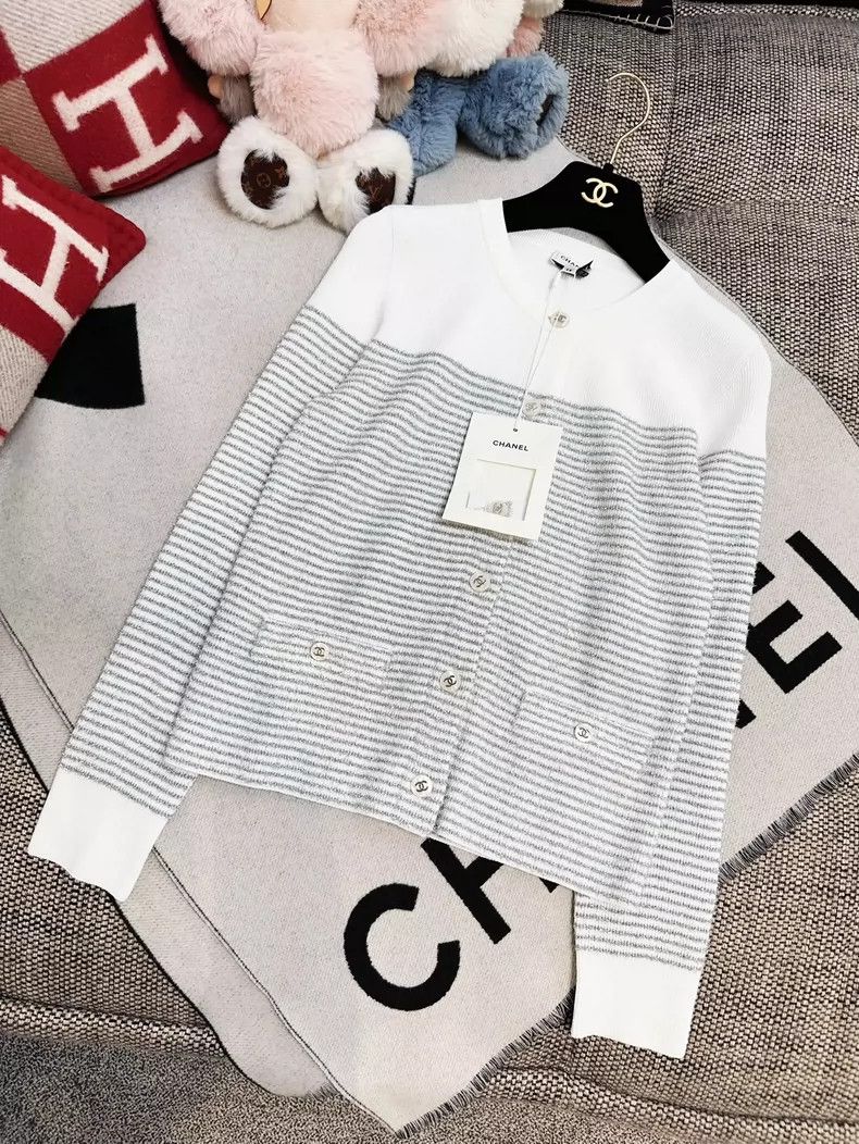 Chanel Chanel Coco Beach Long Sleeve Cardigan Size M / US 6-8 / IT 42-44 - 7 Thumbnail