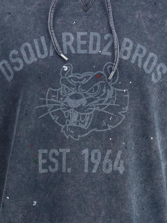 Dsquared2 DSQUARED2 Men Hoodies S74GU0848S25030 524 BLUE Size US S / EU 44-46 / 1 - 3 Thumbnail