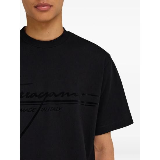 Salvatore Ferragamo SALVATORE FERRAGAMO Men T-Shirts 144859 0786885 NERO BLACK Size US S / EU 44-46 / 1 - 3 Thumbnail