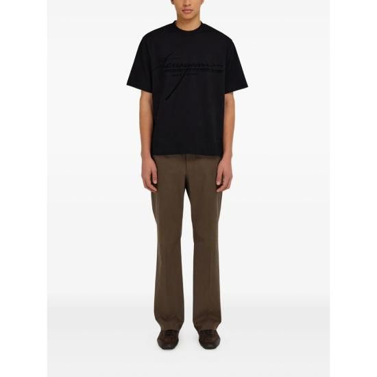 Salvatore Ferragamo SALVATORE FERRAGAMO Men T-Shirts 144859 0786885 NERO BLACK Size US M / EU 48-50 / 2 - 2 Thumbnail