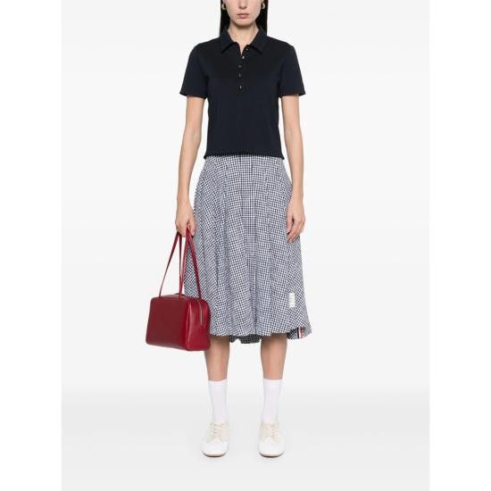 Thom Browne THOM BROWNE Women Polo Shirts FJP111A J0215 415 BLUE Size XS / US 0-2 / IT 36-38 - 5 Thumbnail