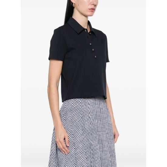Thom Browne THOM BROWNE Women Polo Shirts FJP111A J0215 415 BLUE Size S / US 4 / IT 40 - 4 Thumbnail