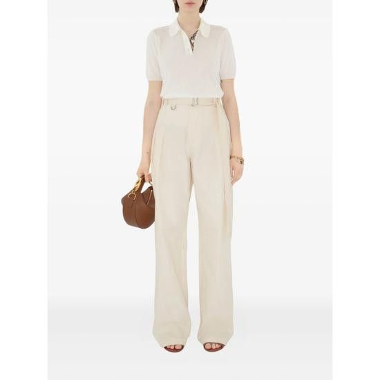 Burberry BURBERRY Women Polo Shirts 8112168 AU25 SMT A3282 WHITE Size XS / US 0-2 / IT 36-38 - 2 Thumbnail
