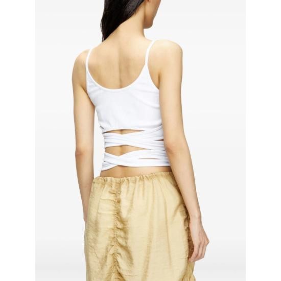 Diesel DIESEL Women Tops 0EJAI A18356 100 WHITE Size S / US 4 / IT 40 - 3 Thumbnail