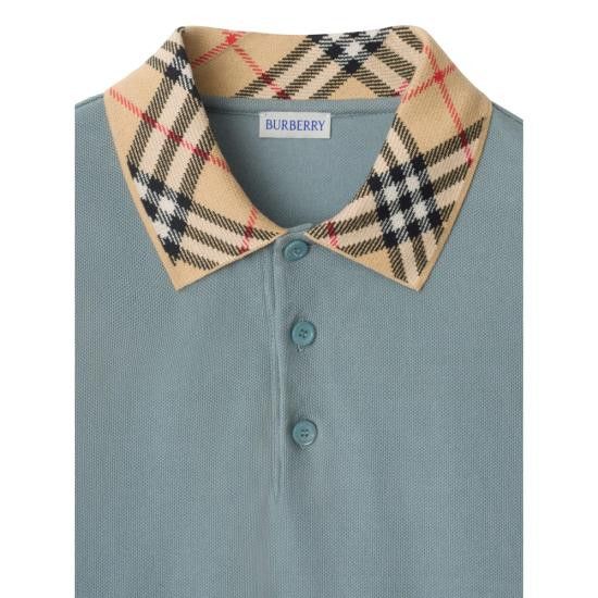 Burberry BURBERRY Men Polo Shirts 8110944 SP25 MW FO C1541 BLUE Size US M / EU 48-50 / 2 - 4 Thumbnail