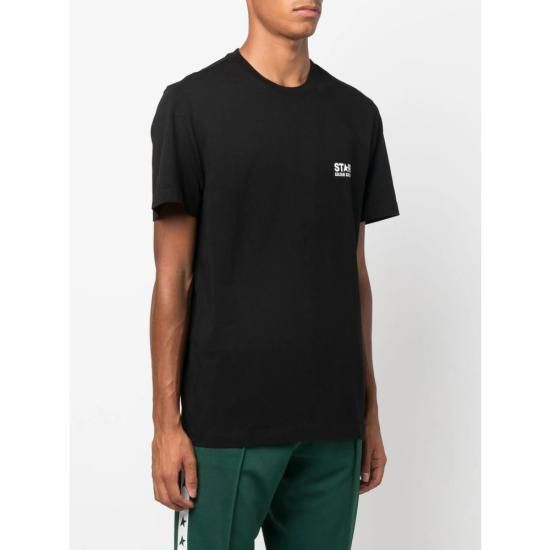 Golden Goose GOLDEN GOOSE Men T-Shirts GMP01220 P000879 80203 BLACK Size US XL / EU 56 / 4 - 2 Thumbnail