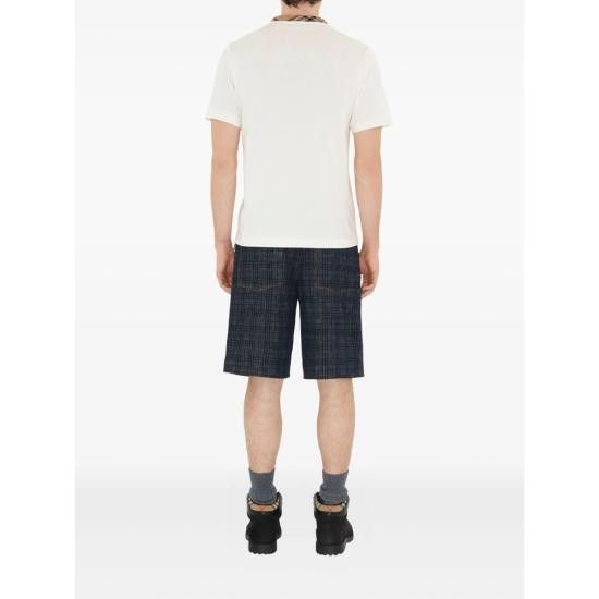 Burberry BURBERRY Men T-Shirts 8110100 RYAN CT B7078 WHITE Size US L / EU 52-54 / 3 - 2 Thumbnail