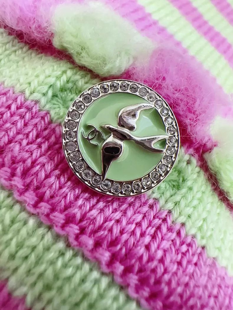 Chanel Chanel Striped Knit Cardigan in Pink Green Size M / US 6-8 / IT 42-44 - 4 Thumbnail