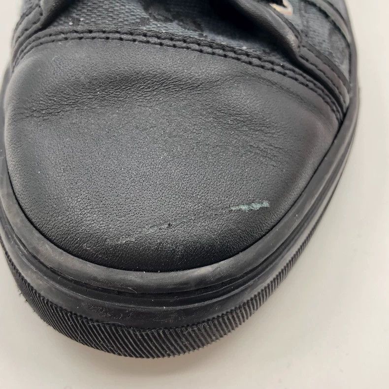 Gucci Gucci Monogram Black High-Top Casual Shoes Size US 5 / IT 35 - 8 Thumbnail