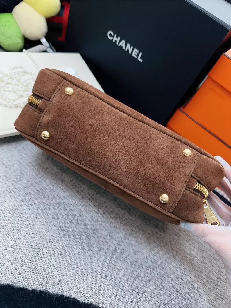 Miu Miu MiuMiu Arcadie Brown Suede Bowling Bag Size ONE SIZE - 6 Thumbnail