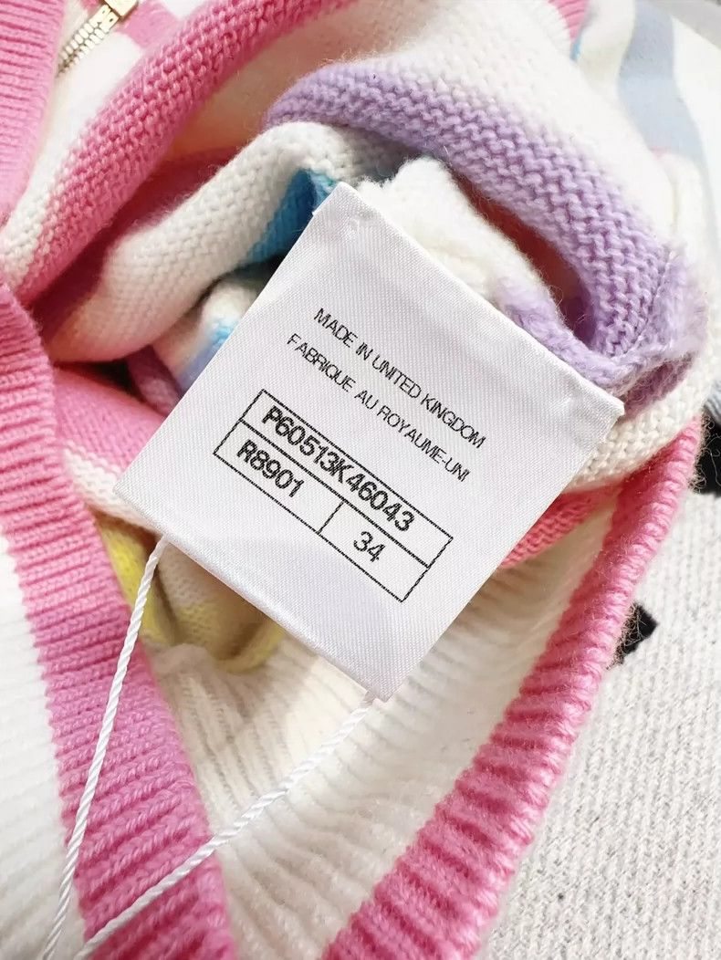 Chanel Chanel 19C Rainbow Striped Hoodie Jacket Size XS / US 0-2 / IT 36-38 - 5 Thumbnail