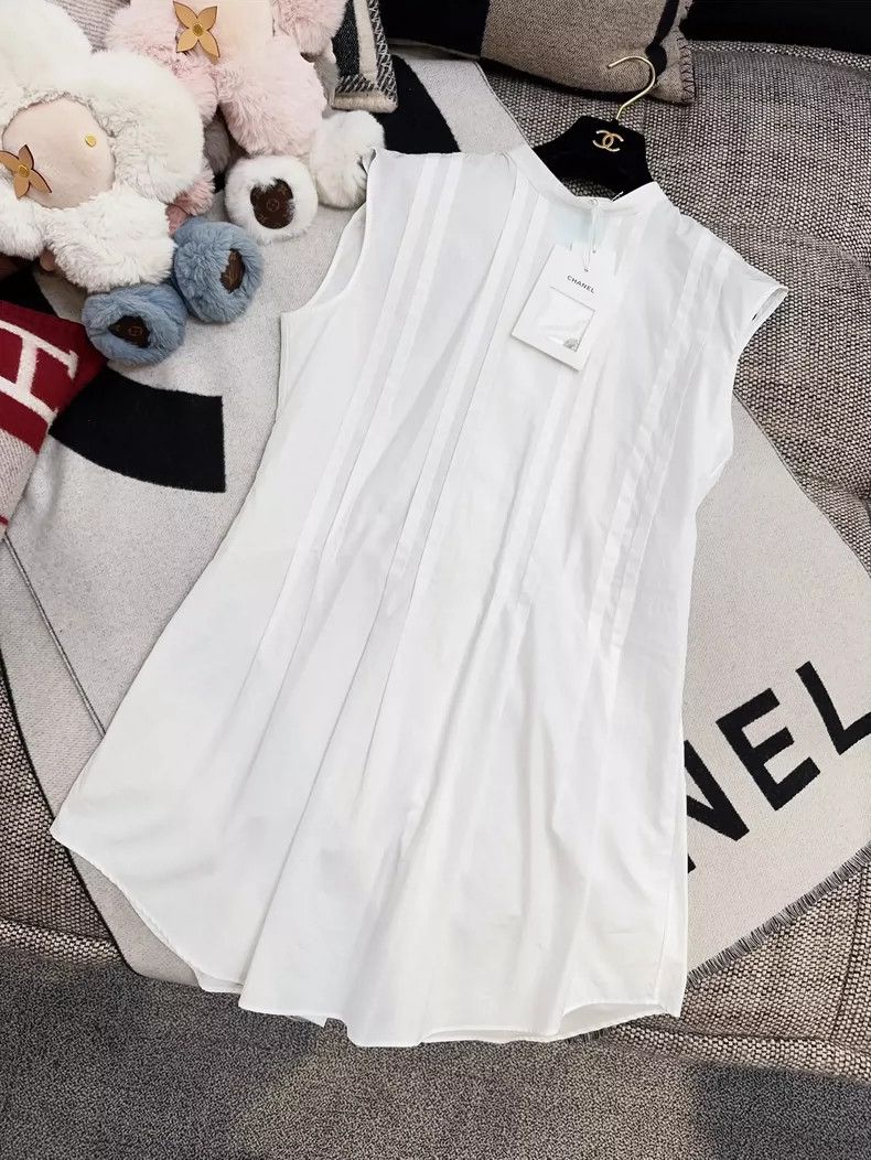 Chanel Chanel White One-Button Shirt Size 36 Size S / US 4 / IT 40 - 3 Thumbnail