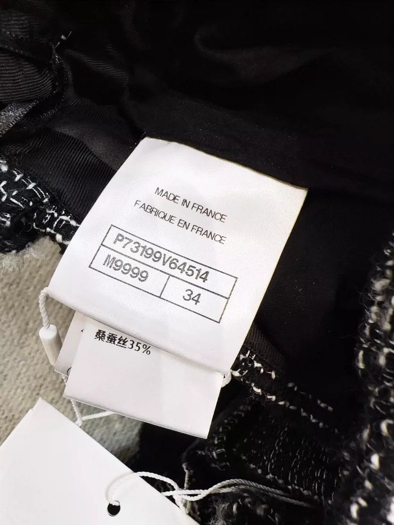 Chanel Chanel Gray Plaid Tapered Pants With Tags Size 34" / US 12 / IT 48 - 5 Thumbnail